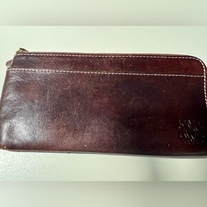Dakota Brown Zip Long Wallet